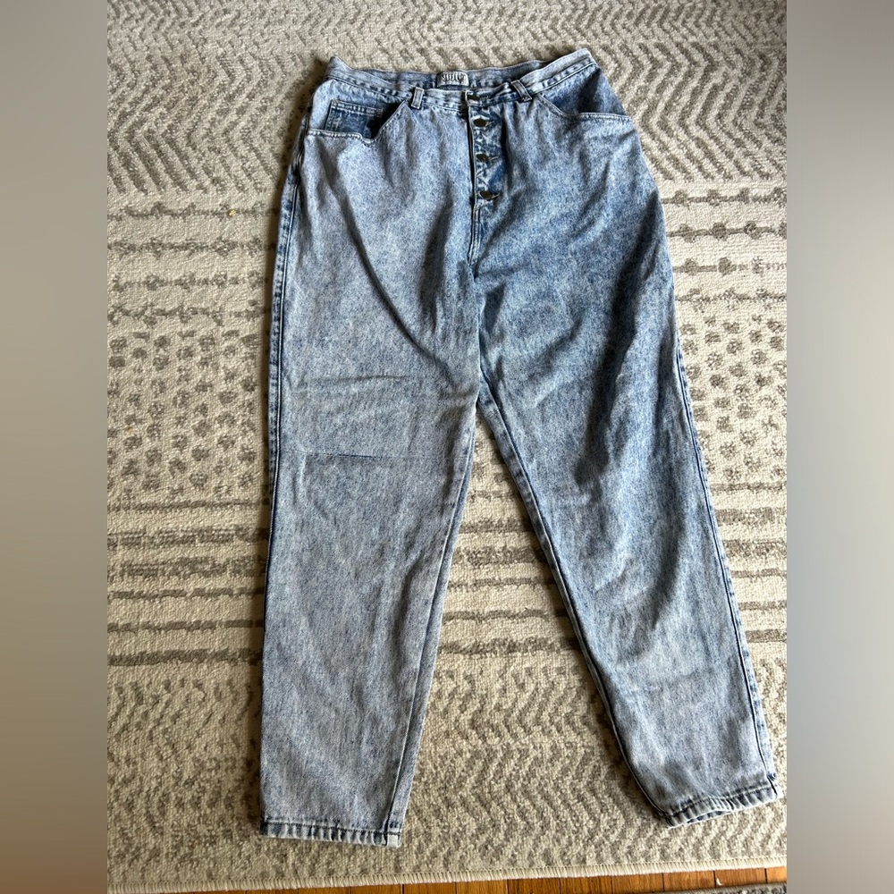 Stefano Button Fly Blue Jeans- Women’s Size 18